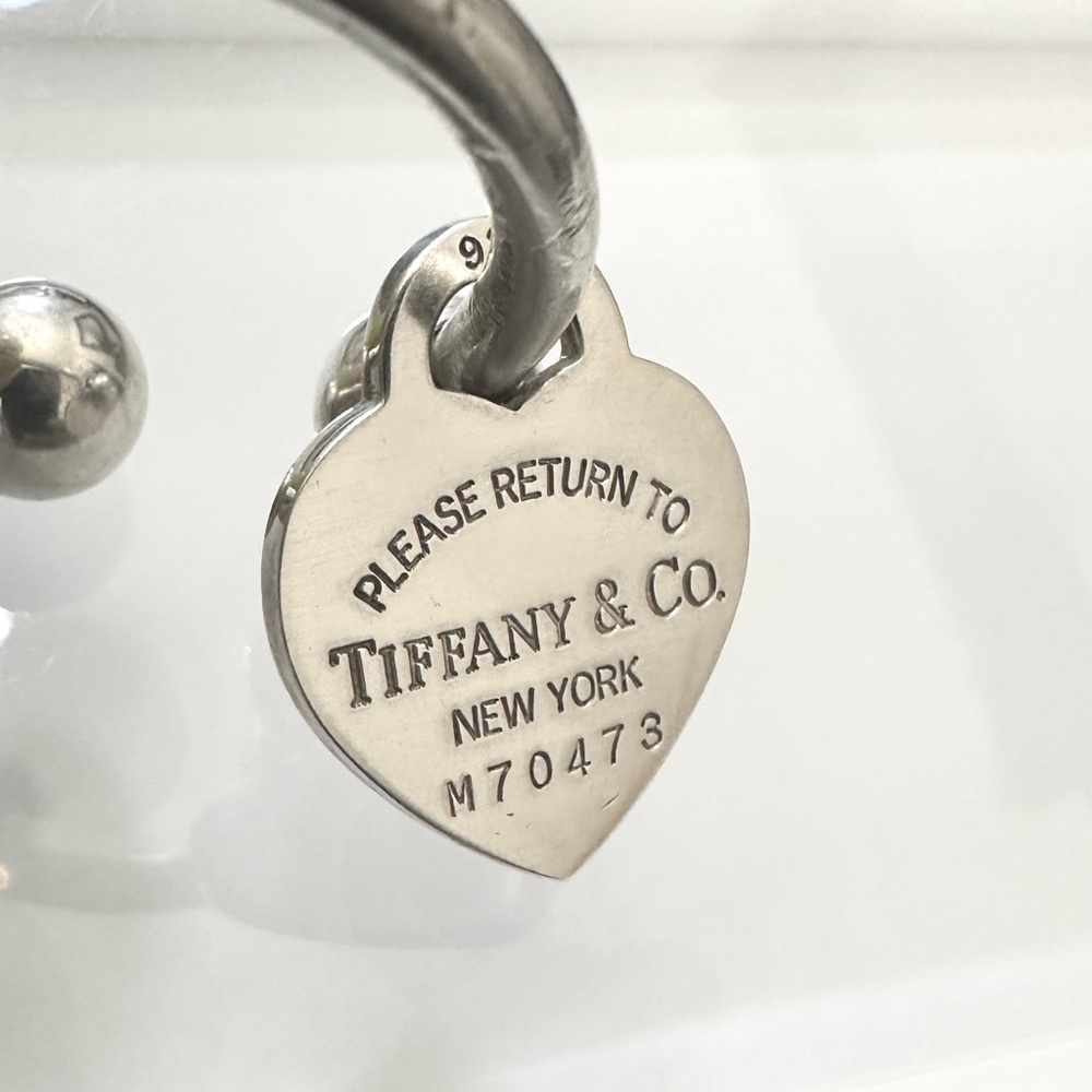 ❌SOLD❌ 🎉HP🎉 Tiffany & Co. Sterling RETURN TO TIFFANY Heart Tag Keyring - Picture 8 of 13